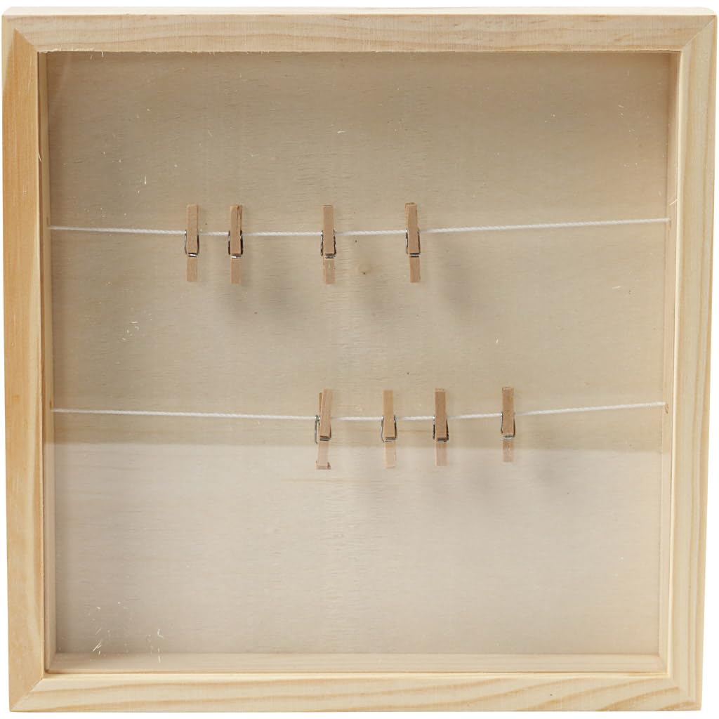 57453 Create Craft - 3D Frame with Pegs 23x23cm Empress Tree 1pc