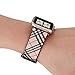 38/40mm Leather Watch Band for Apple Watch Series 1 2 3 4 Plaid Strap for iwatch Belt Wristwatch Bracelet. (Plaid 1-38/40)