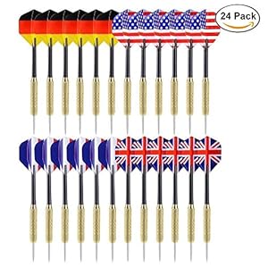 Parallel darts with different countries on flights