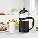 Viankors french glass press coffee machine coffee and tea family size (963.9 gram, 1000 ml) classic collection heat-resistant borosilicate glass bonus screen stainless steel easy to clean