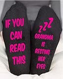 Grandma Socks For Women's Funny Gift If You Can Read This