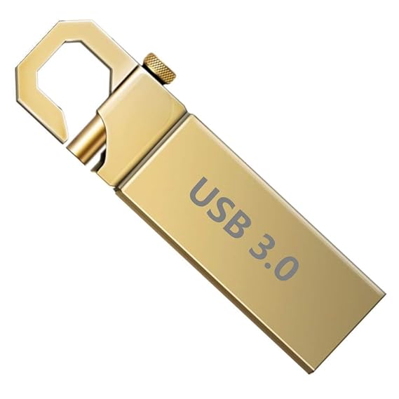 GWFAS USB-Flash-Laufwerk, 512 GB, wasserdicht, USB-Stick aus Aluminium, für PC/Laptop/Tablet