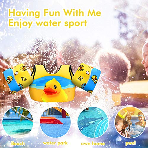 Chriffer Kids Swim Vest Life Jacket for 3050 Pounds Boys and Girls, Toddler Floaties with