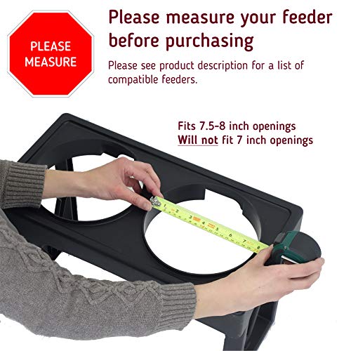 Leashboss Dog Bowl Slow Feeder for Raised Pet Feeders Maze Food Bowl