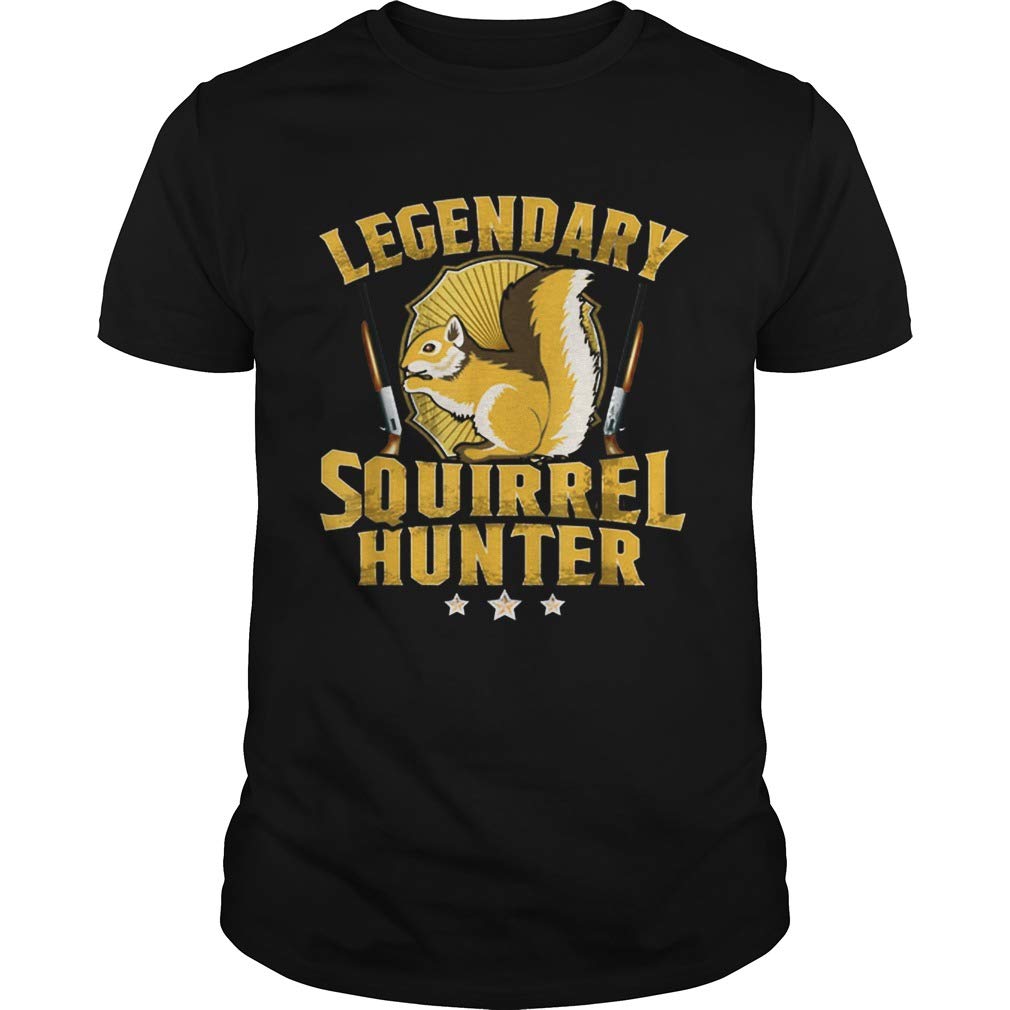 Hot Legendary Squirrel Hunter Hunting Squirrel Plinken Shirt