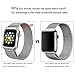 For Apple Watch Band 42mm Upgraded Stainless Steel Magnetic iwatchband with Metal Case for Apple Watch Series 3 Series 2 Series 1 Protective Bumper Replacement Strap Silver