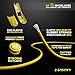 2SPORTIFY No Tie Shoelaces for Kids and Adults - Tieless Elastic Shoe lace for Sneakers with Lock - Round Shoe Laces (2 Pack) (Black-Black)