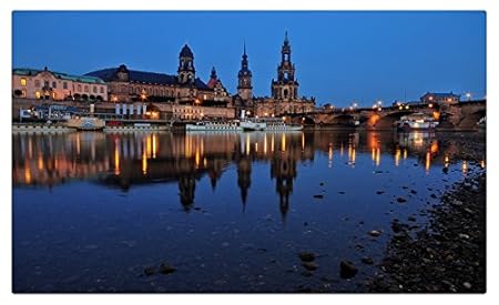 Alemania Casas Ríos puentes noche ciudades de Dresde muebles ...