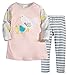Fiream Girls 2 Piece Long Sleeve Dress set(1612TZ,2T)