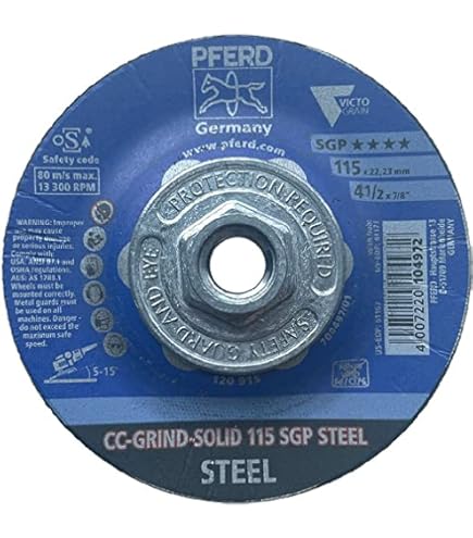 Amazon.com: Pferd Grinding Disc, Cc-Grind-Solid, 4-1/2 Inch
