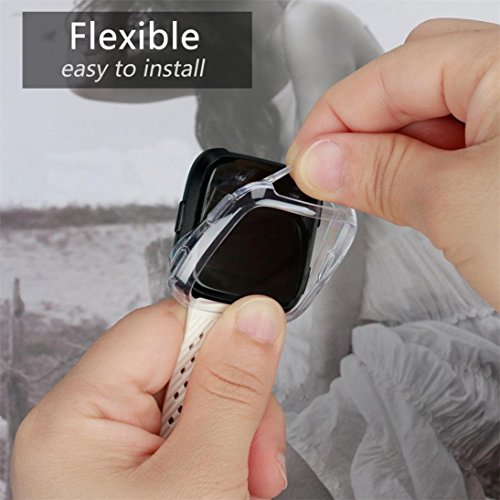 image for Lisin Fitbit Versa Watch Protective cover, TPU Silicone Cover Case Wat