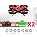 Goolsky NIHUI NH-010 2.4G 4CH 6-Axis Gyro Mini RC Quadcopter RTF UFO Anti-crush Drone with Two Batteries