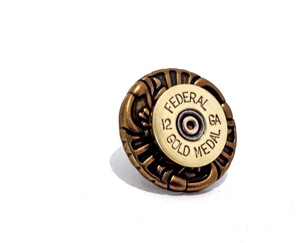 2 Piece Antique Brass Drawer Pull Bullet Knob Household Decor