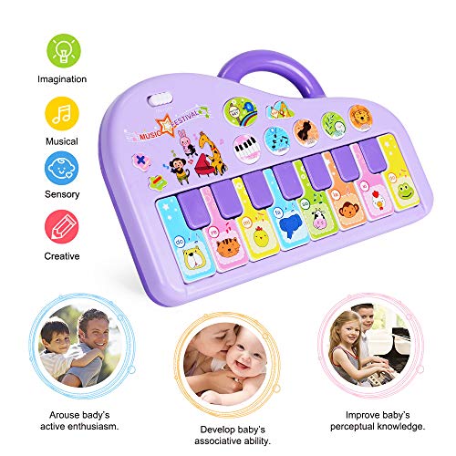 NextX Baby Musical Toys, Baby Piano Infant Learning Fun Toys for Toddlers Boys Girls