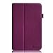 Fintie Premium PU Leather Cover for 10.1 Inch Tablet Inclu. iRULU eXpro X1 Plus 10.1 / iRULU X10, Dragon Touch A1 / A1X Plus 2016 Edition, ValuePad VP112 (Check Compatible List Below), Purple