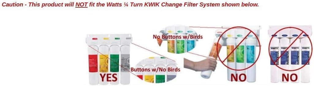 Watts Premier WP531152 RO Pure 4 Pack Replacement Filters: Home Improvement