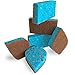 Pura Naturals Ever-Fresh Cleaning Sponges Inhibit Bacteria. Stay Fresh mildew-free Scent! Eco Kitchen/Household/Dish Sponges w/Walnut Scrubbers. 40x more durable. (6-pack | 48 Hour Infused Soap Blast)