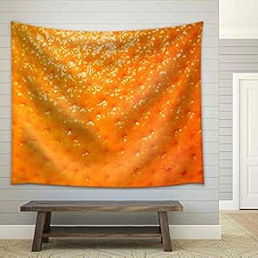 Orange Fruit Close Up - Fabric Wall Tapestry Home Decor - 51x60 inches