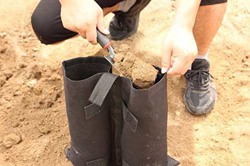 image for ZMAYI 4pcs/pack Heavy Duty Sandbag for Pop up Canopy Leg Sun Shelter T