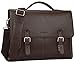 Ronts Vintage Faux Leather Briefcase for Men PU Business Tote Messenger Satchel Laptop Bag Orgainzer