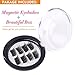 Magnetic Eyelashes, Fake Eyelashes Extensions No Glue Reusable 3D Mink Lashes Kit Natural Look Beauty Enhancer, Make-up Accessorie, Black (Single Magnet, 8 Pcs 2 Pairs)