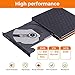 DVD Drive, External CD Drive with USB 3.0 Type C, Portable Optical USB C Burner CD -ROM Reader VCD - RW Writer Player for Laptop Desktop MacBook [Not for Chromebook]