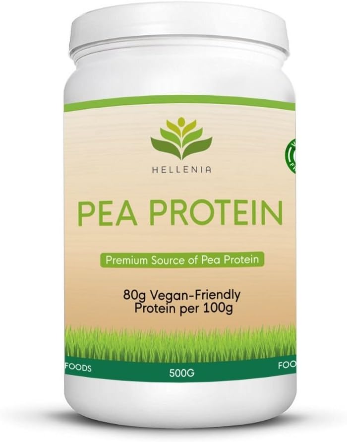 Hellenia Pea Protein 500g - Versatile Plant-Based Protein