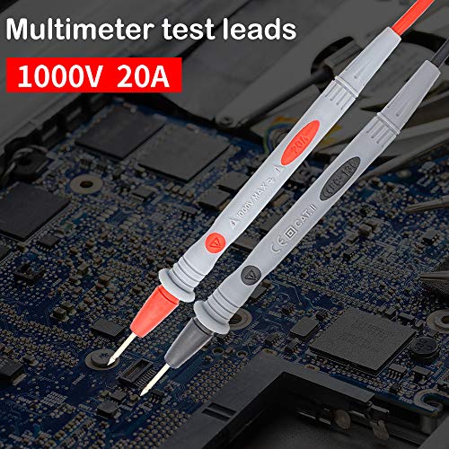 Multimeter Test Leads with Banana Plug Digital Multi Meter Clamp Tester Probe Test Probes Leads for Multimeter Electronic Test Leads Multimeter Accessories