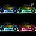 RGB LED Rock Lights -8 Pod Lights with Phone App/Remote Control & Timing & Music Mode & Flashing & Automatic Control & Color Grad Multicolor Neon Lights Under Off Road Truck SUV ATVthumb 4