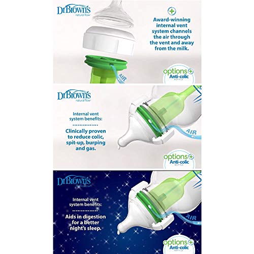 Dr. Brown's 5 oz Wide-Neck Bottles, 3-Pack - Image 5