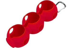 Qraatosi Golf Ball Holder with Three Holes for 3 Balls, Ideal for Tournaments and Outdoor Activities