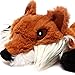 CNIMGBB No Stuffing Dog Toys with Squeakers, Durable Stuffingless Plush Squeaky Dog Chew Toy Set,Crinkle Dog Toy for Medium and Large Dogs（Squirrel Raccoon Fox Skunk and Penguin） (3 Pack)