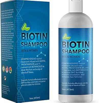 Biotin Shampoo For Hair Growth And Volume Hair Loss For Men And