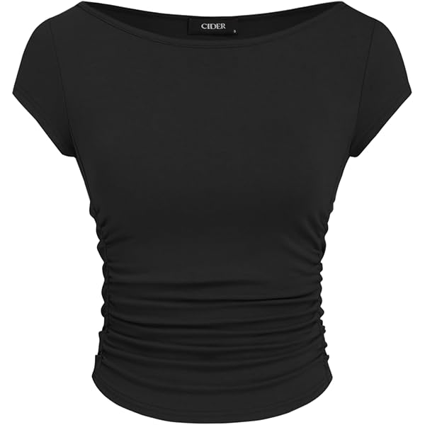 CIDER Shirts for Women Boat Neck Sleeveless Tank Top Linen Blend