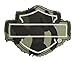 Harley-Davidson Genuine Camo Bar & Shield Frayed Emblem Patch, 4 x 3 inches