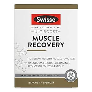 Swisse Ultiboost Magnesium Muscle Recovery Supplement | Energy & Recovery Support | Vegan Supplement