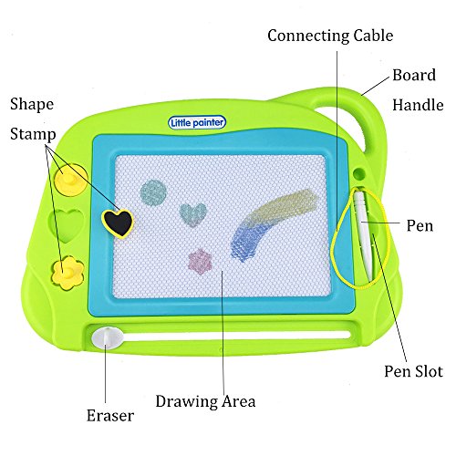 1 Magnetic+Erasable+Colorful+Educational+Learning