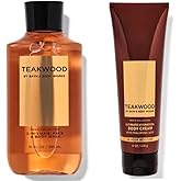 Bath and Body Works 3-in-1 Body Wash and Body Cream Scent Teakwood