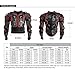 OHMOTOR Motorcycle Protective Jacket Armour for Men, Chest Back Spine Full Body Protector Armor, Motorbike Motocross Riding Protective Gear Armoured Jacket for KTM, MTB, ATV, Dirt Bike (Red, XLarge)