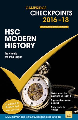 Cambridge Checkpoints HSC Modern History 2016-18
