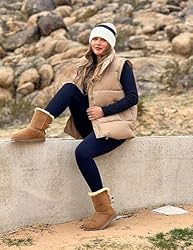 Freyhem Puffer Vest Women Sleeveless Quilted Zip Up