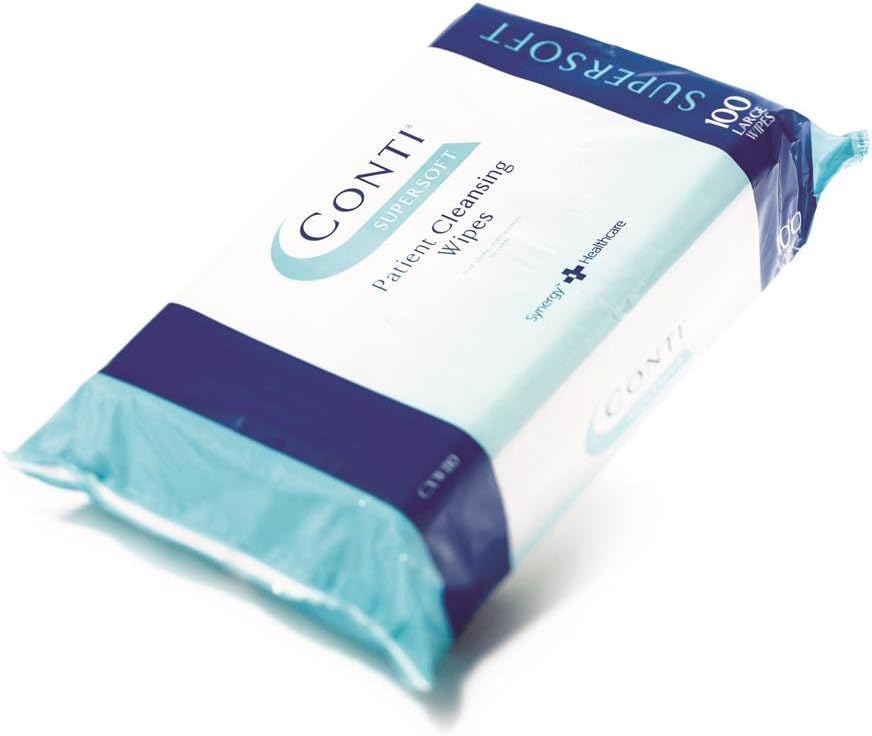 Synergy Conti SuperSoft Large Dry Patient Cleansing Wipes (1 Pack of