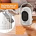 Tvird Ceramic Heater Space Heater Oscillating/Adjustable Wind/Portable Handle Small Space Heater,Tip-Over/Overheating Protection,Heat Up Fast for Under Desk Floor Office Home