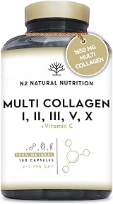 N2 Natural Nutrition Multi Collagen 1650mg 5 Types Bovine Marine view 1