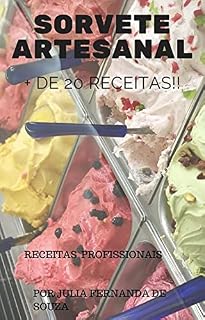 Livro 20 receitas de sorvete de massa