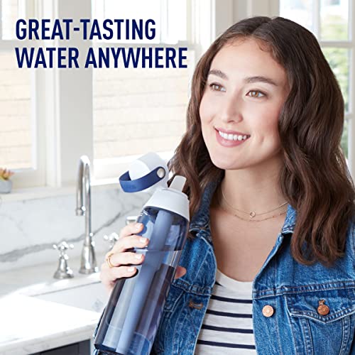 Brita Insulated Filtered Water Bottle with Straw, Reusable, BPA Free