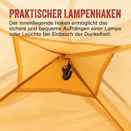 Darwin 3 Plus Summer Zelt | Kompaktes 3-Personen-Kuppelzelt | Leichtes 3-Mann-Campingzelt | Festivalzelt | wasserdicht 2000 mm Wassersäule | Besonders atmungsaktiv | Eingenähte Bodenplane