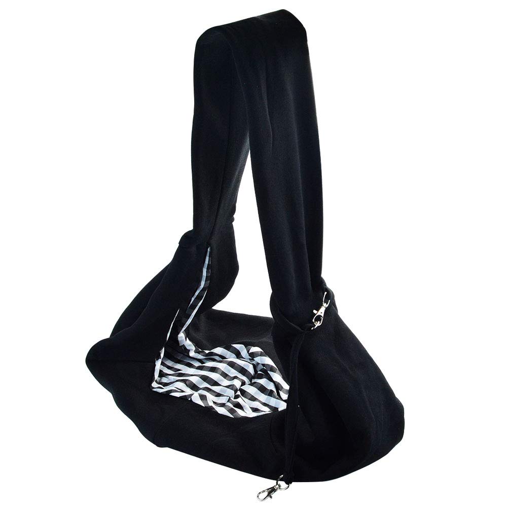 Poualss Reversible Pet Sling Carrier Dogs Cats Hands-Free Soft Pouch Outdoor Travel