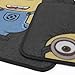 Despicable Me Minions Car Floor Mats - 4 PC Auto Floor Mats, Front Rear Full Set, Universal Fit, WB Official Products