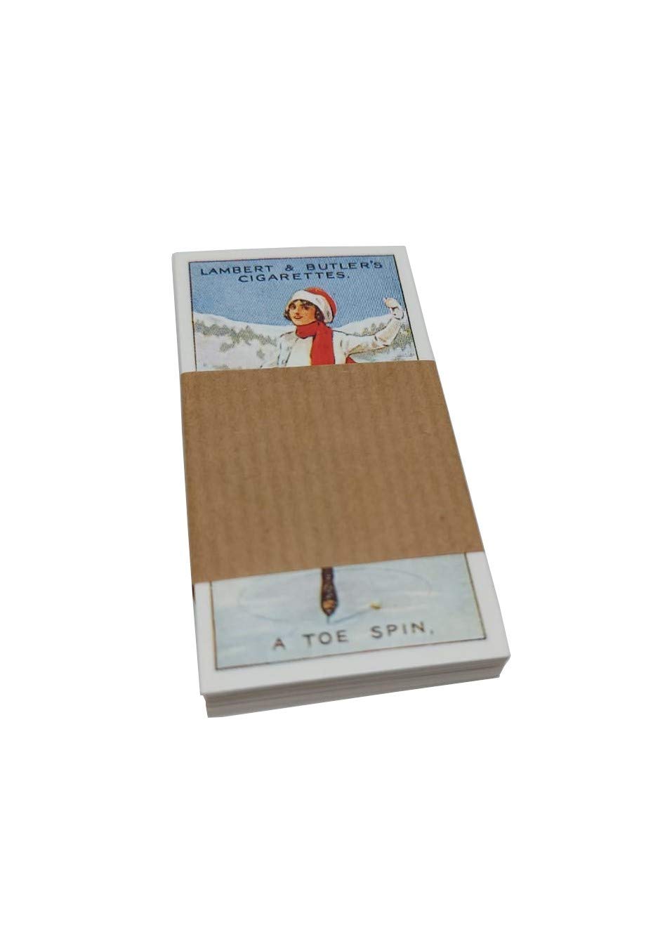 Trading Cards Lambert & Butler’s Winter Sports Set of 25 – Mint Condition/Authorised Reproduction Issued in 1997 of the Original 1914 Collectable/Ice Skating/Skiing/Hockey/Historical Souvenir